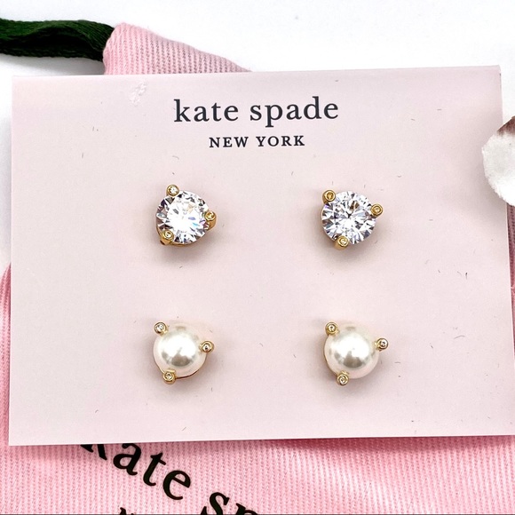 🎇HP🎇NWT Kate Spade Rise & Shine Earnings, Set of 2 - Picture 9 of 16